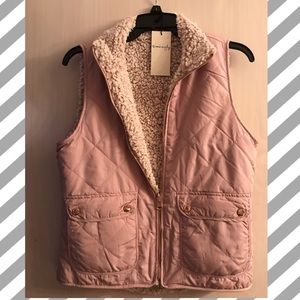 Thread & Supply Reversible Sherpa Vest, Size S